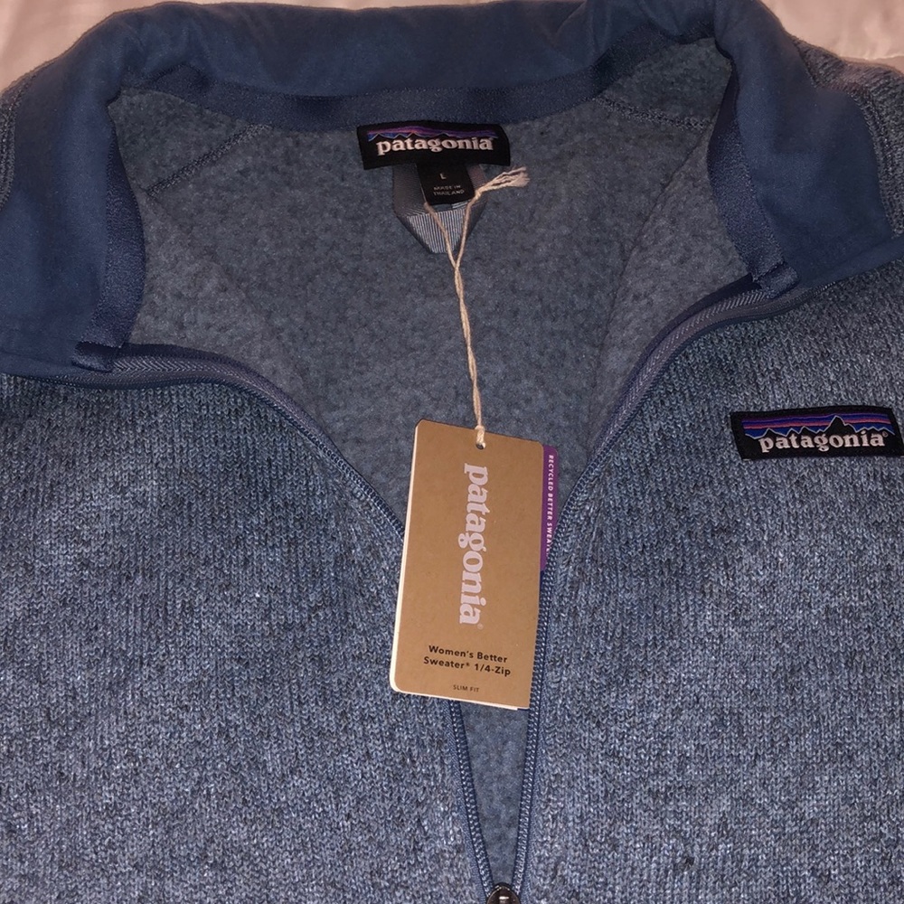 Brand new with tags Patagonia 1/4 zip better sweater for women